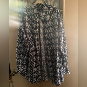 ROUNDTREE & YORKIE long sleeve button shirt size 2XT